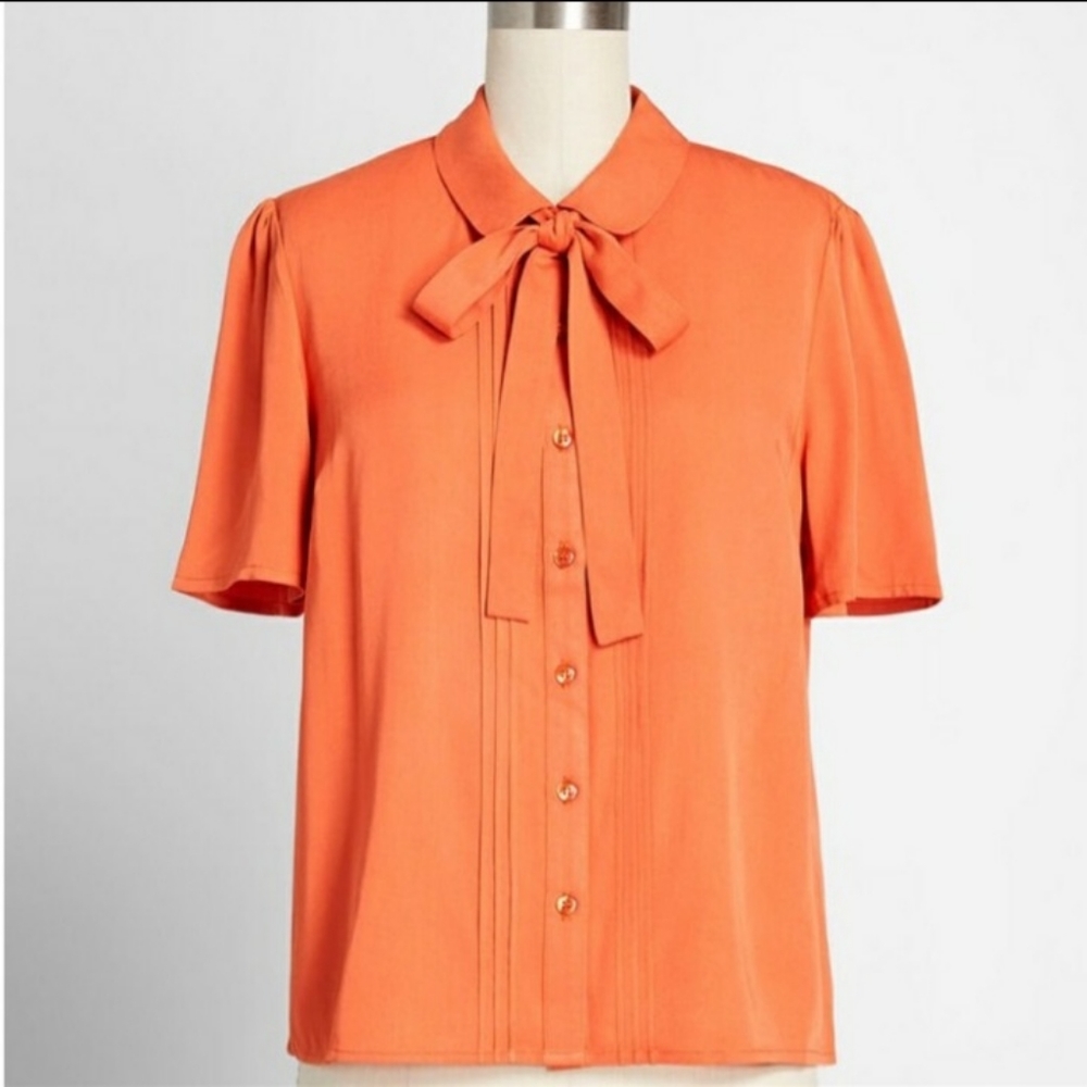 Modcloth x Princess Highway Tie-neck Blouse